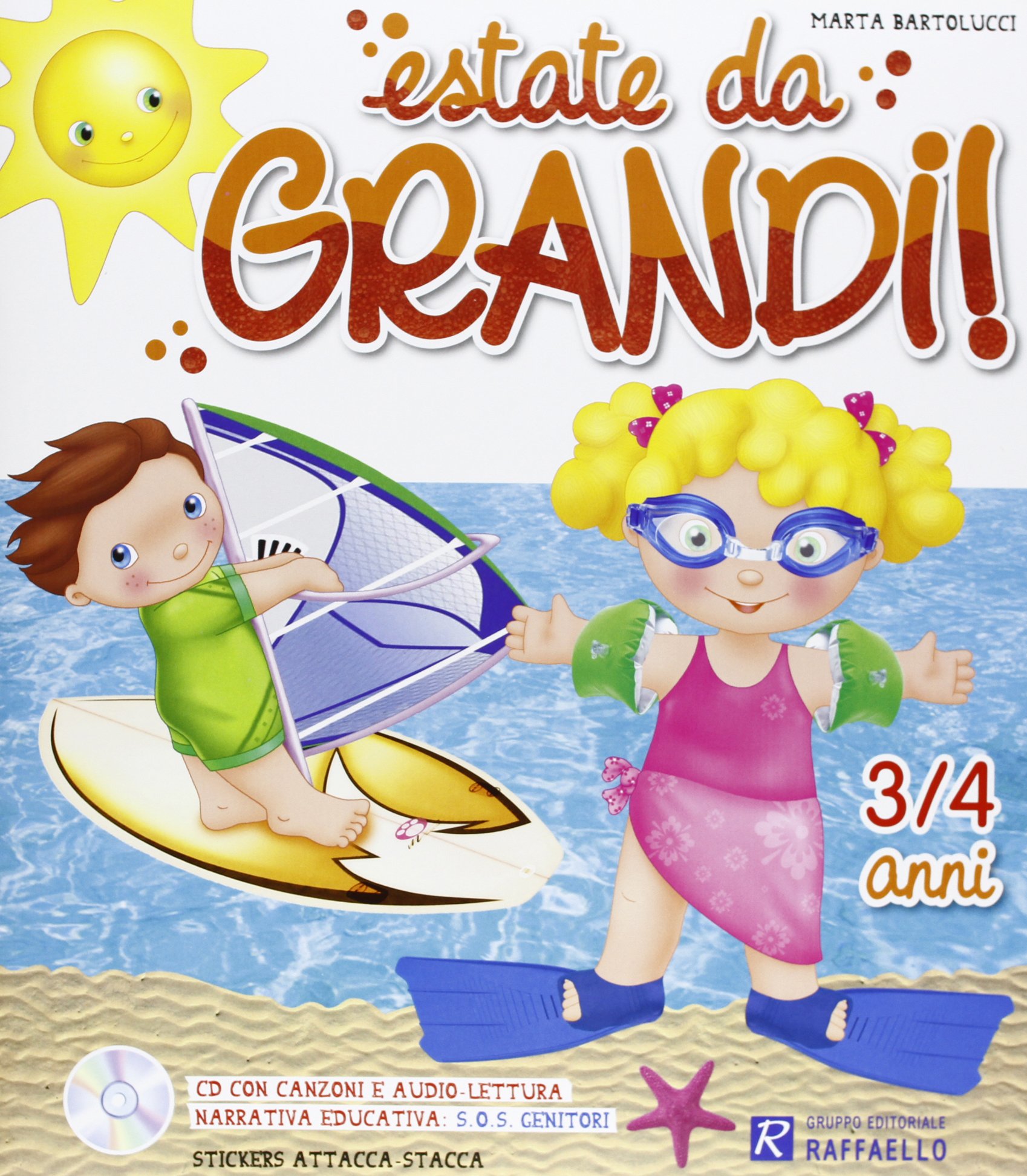 ESTATE DA GRANDI 3 ANNI + CD + ALLEGATO Raffaello Libri