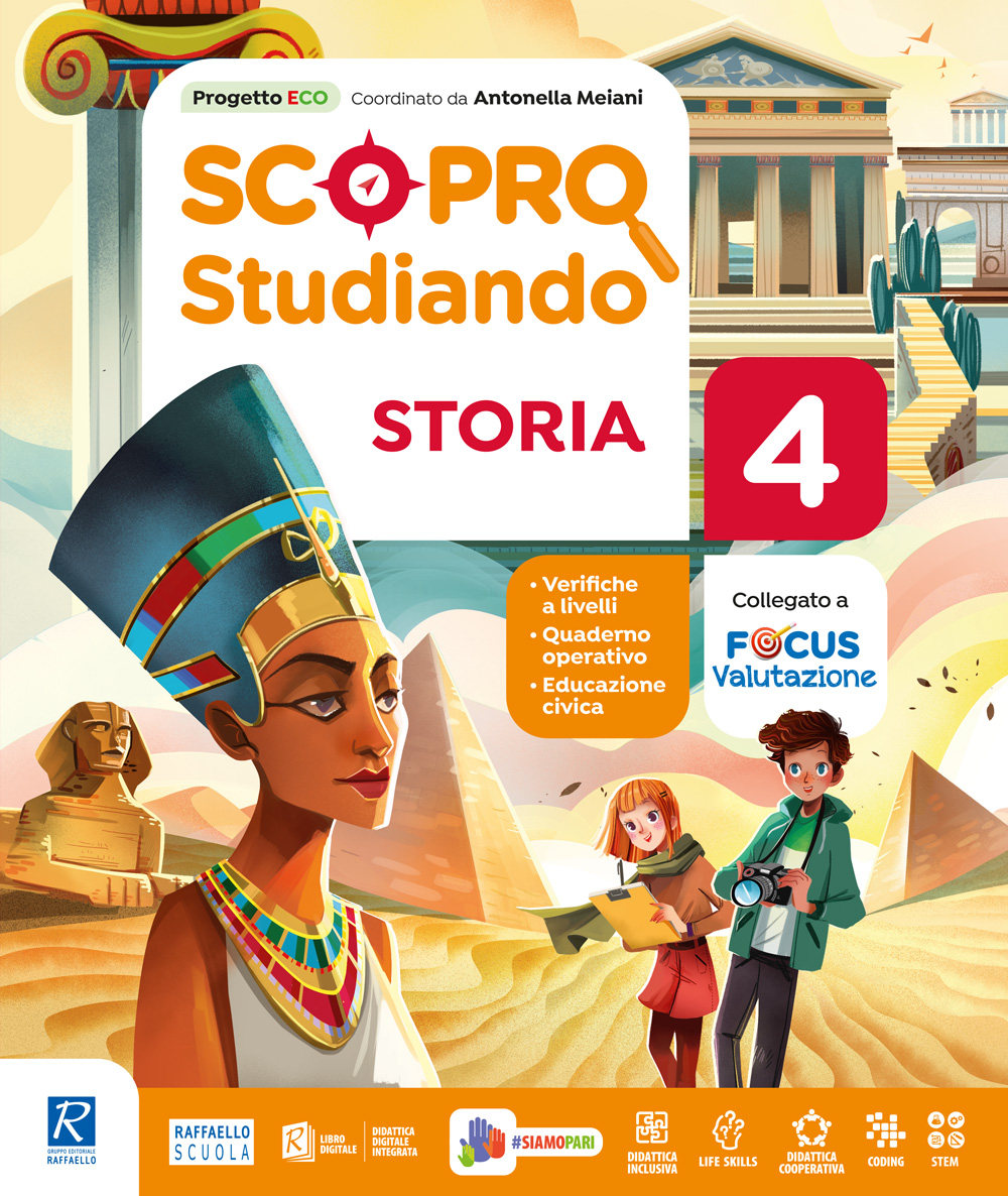 Scopro Studiando 4 Antropologico pack Raffaello