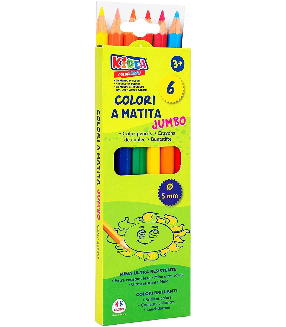 Colori a Matita Jumbo Triangolari 5mm Globo