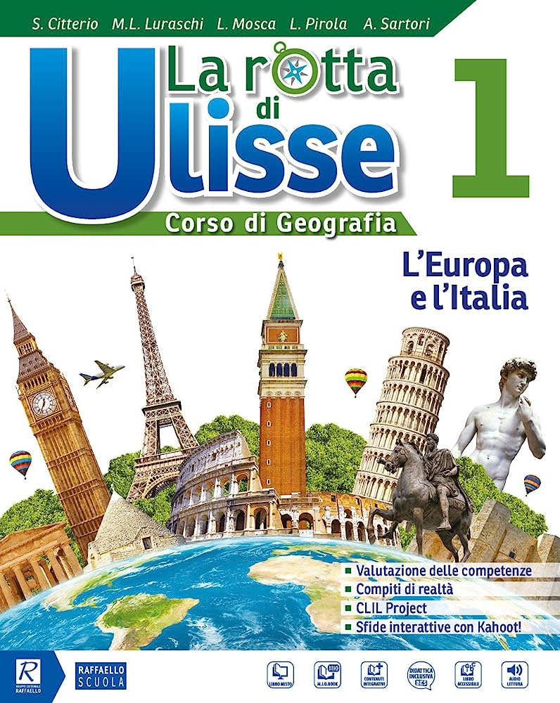 LA ROTTA DI ULISSE VOL.1+ATLANTE+REGIONI RAFFAELLO