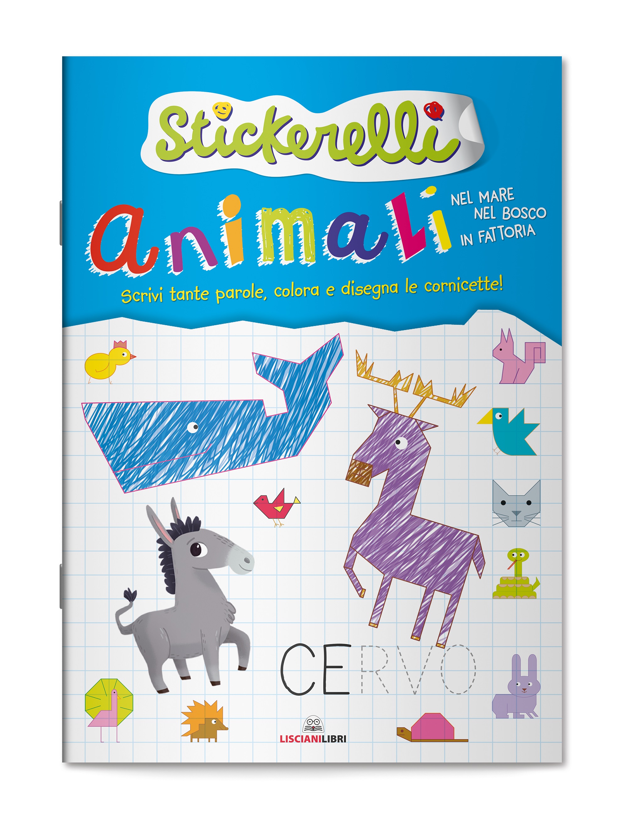 Stickerelli - Animali nel mare, nel bosco, in fattoria Ludattica