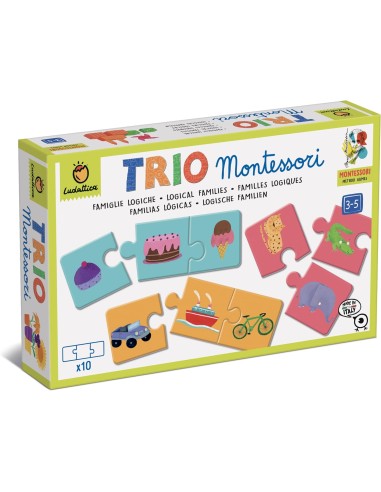 Trio logic montessori - famiglie logiche ludattica