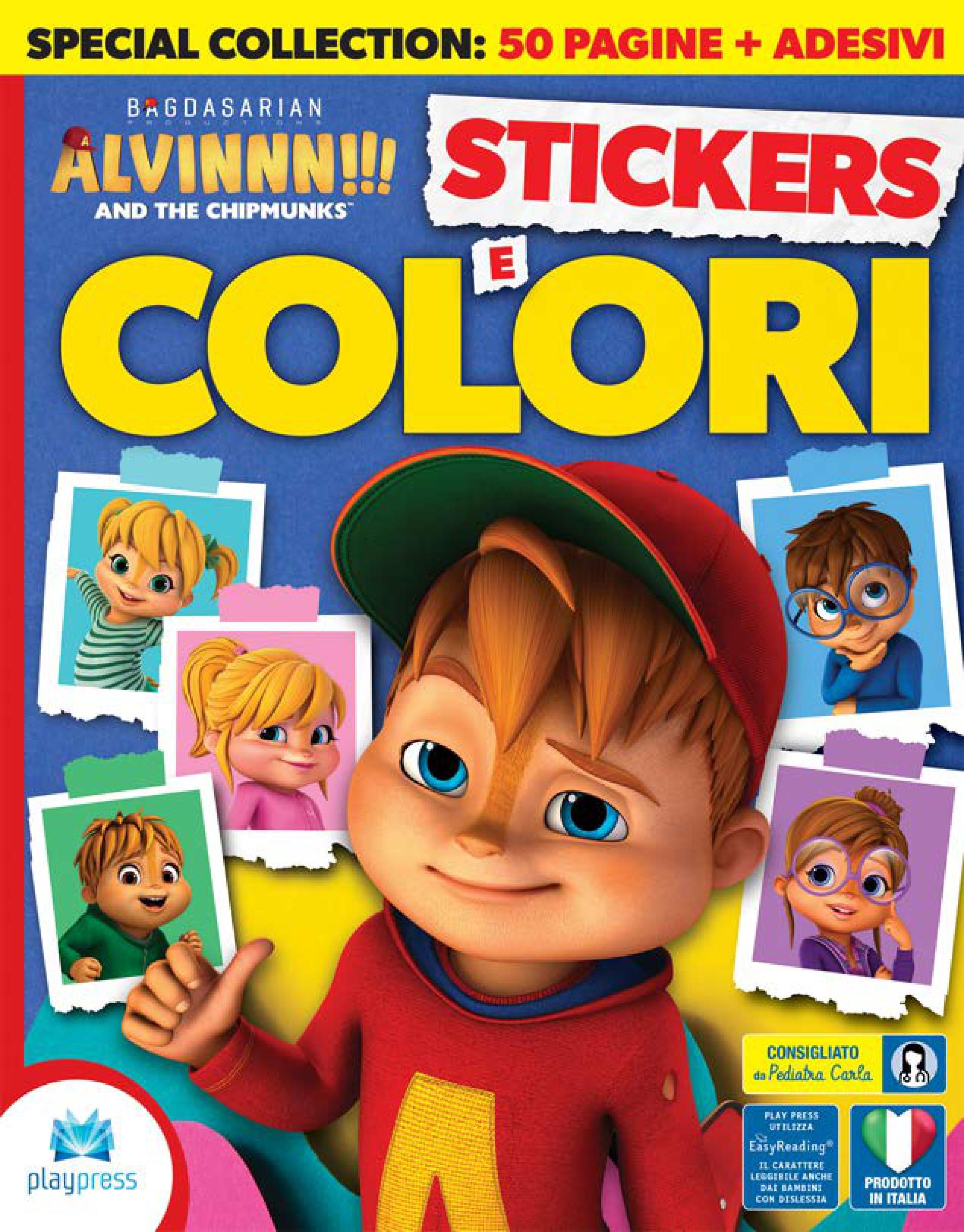 Alvinnn - Stickers e Colori Playpress
