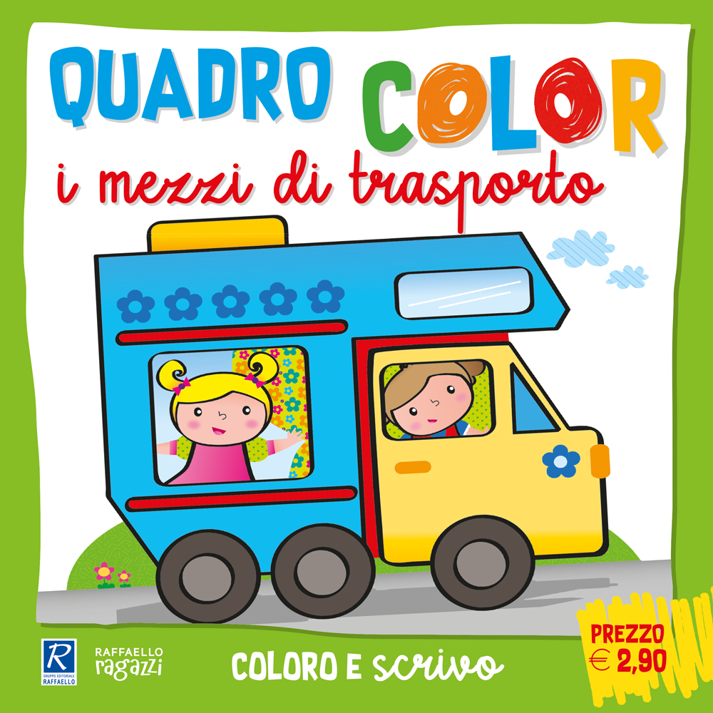 Quadro color - I mezzi di trasporto  N.E Raffaello