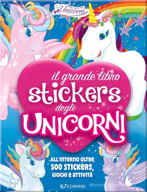 Unicorni Grande libro Stickers Edicart