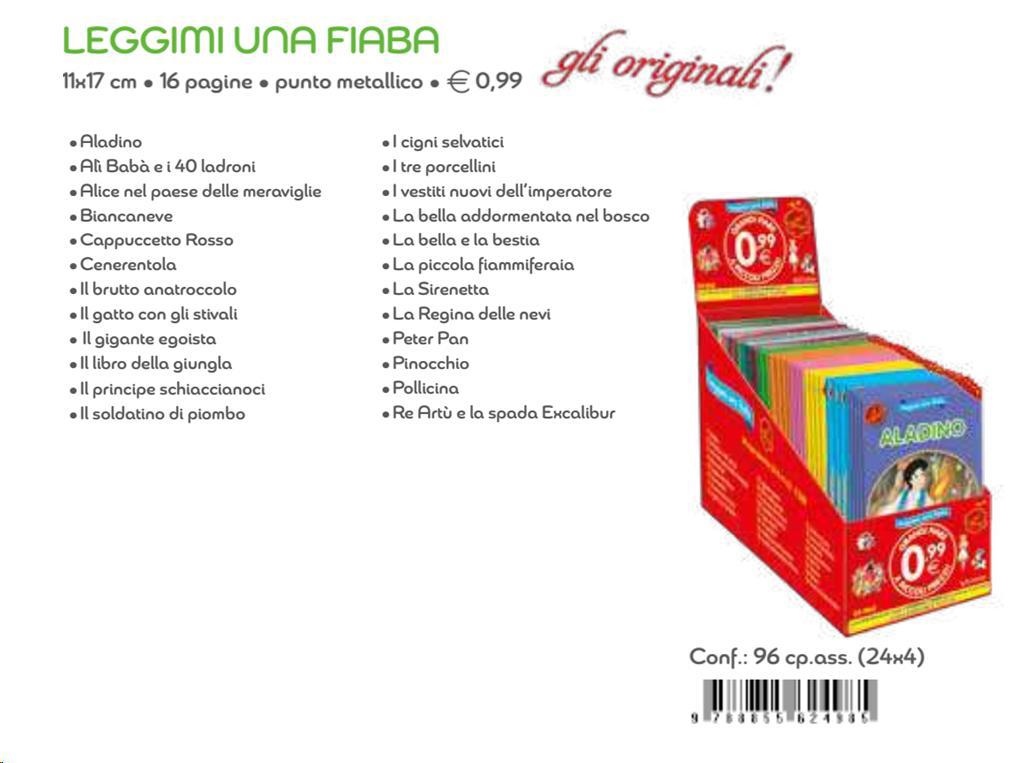 Leggimi una fiaba CF 96 pz 4x24 Edicart Style 
