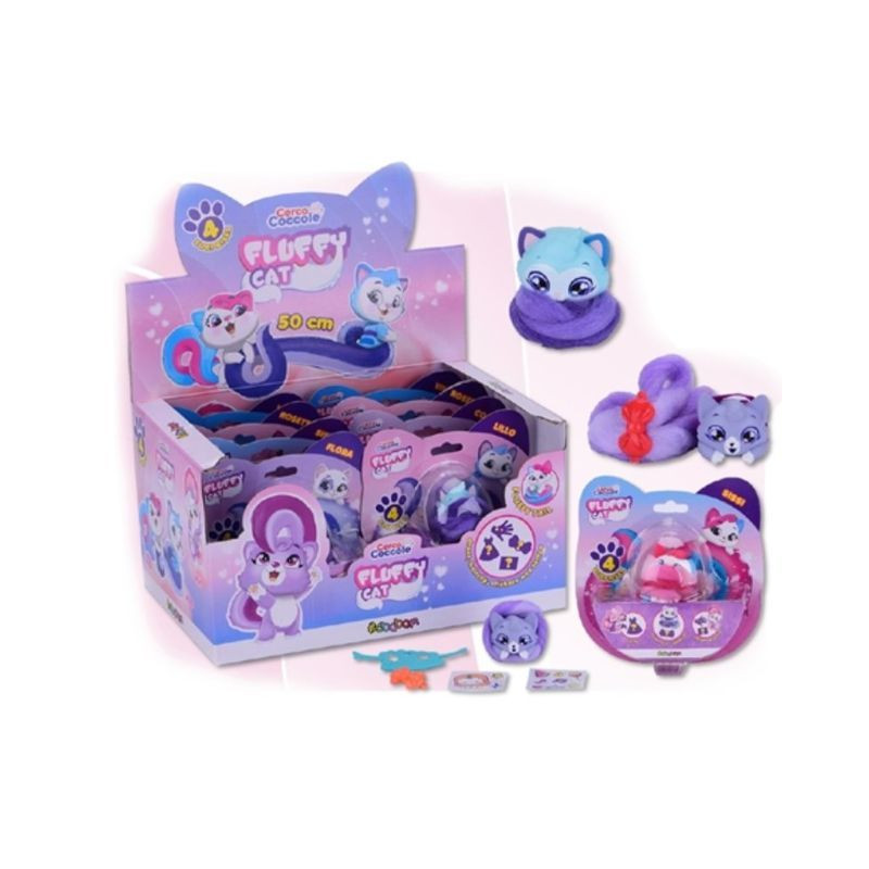 CERCA COCCOLE  FLUFFY CAT SBABAM