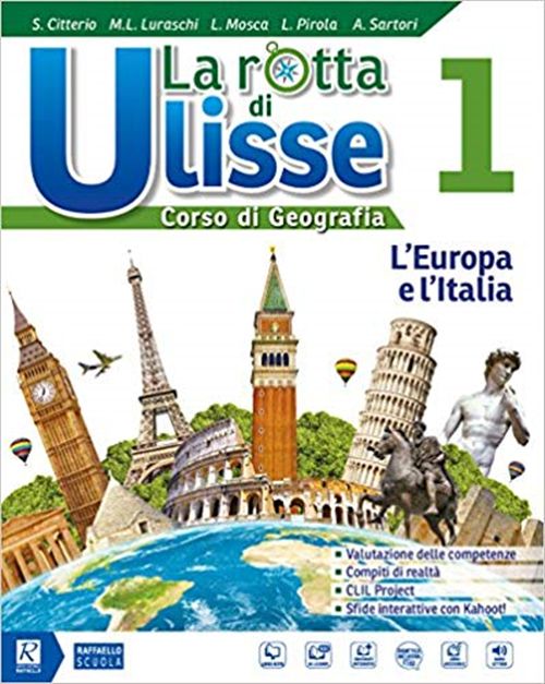La Rotta di Ulisse Vol 1 + Atlante + Mio Book Raffaello Libri