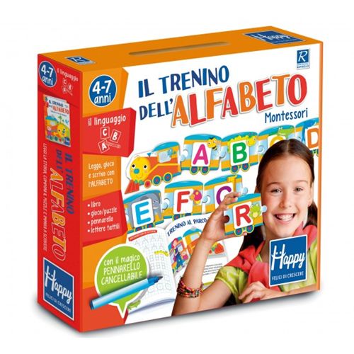 IL TRENINO DELL ' ALFABETO MONTESSORI Raffaello Libri