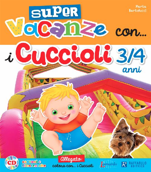 SUPERVACANZE CON CUCCIOLI 3 ANNI+ALL Raffaello Libri